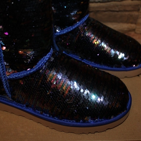 UGG SEQUIN SPARKLE Classic Boots NEW! - Picture 4 of 8